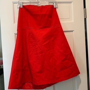 SHOWPO Red strapless dress